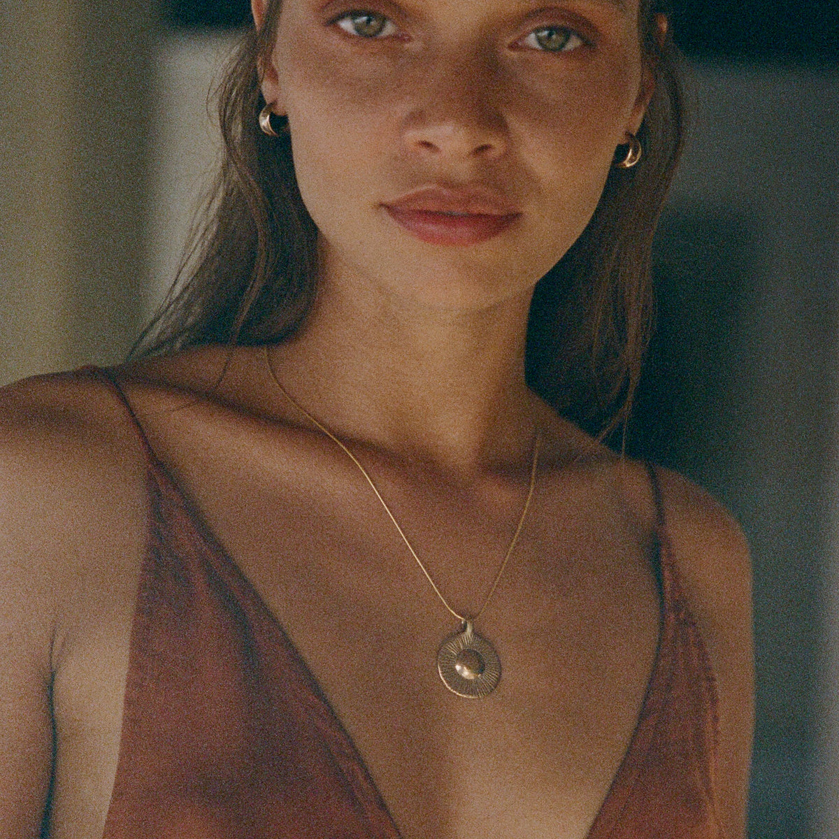 Heart of the Sun Necklace | Bronze
