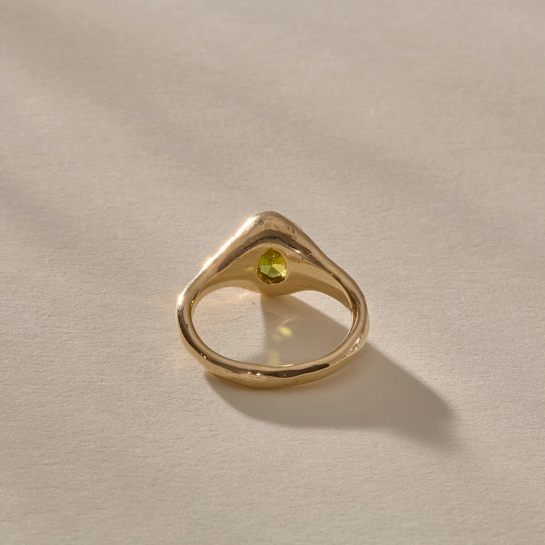 One Of A Kind | Green Tourmaline Signet V