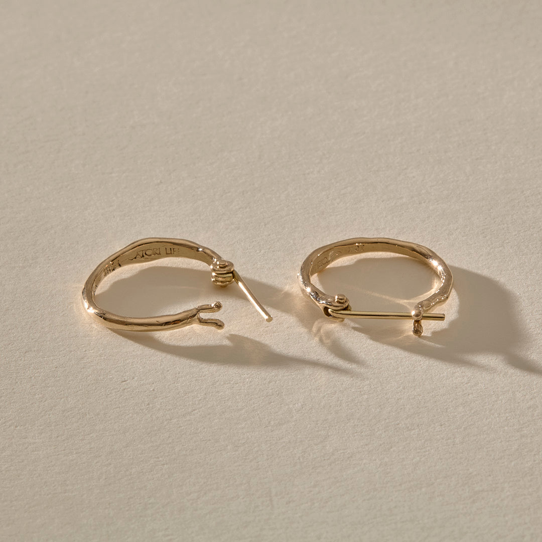 Vida Sapphire Hoops