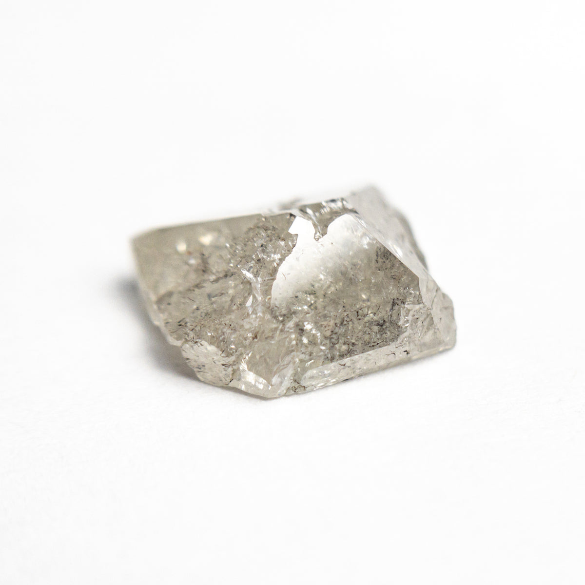 One Of A Kind | Rough Polished Diamond Signet #1