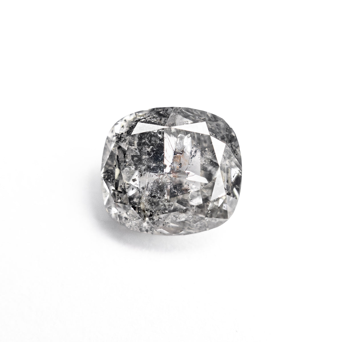 One Of A Kind | Cushion Cut Salt & Pepper Canadian Diamond Ring