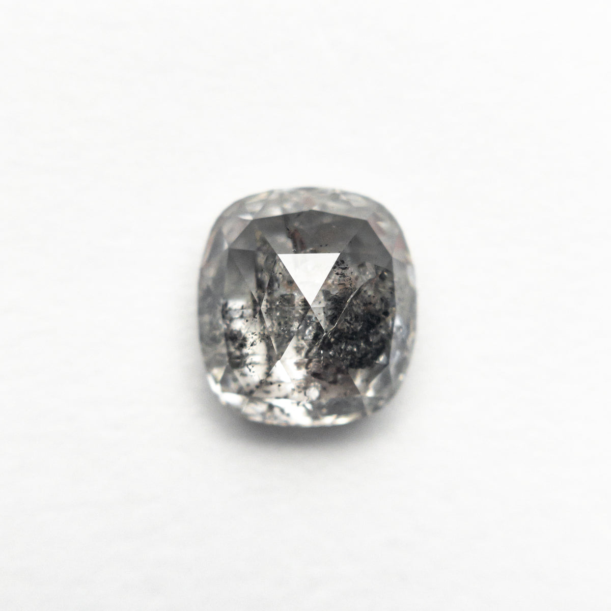 One Of A Kind | Cushion Cut Salt & Pepper Canadian Diamond Ring