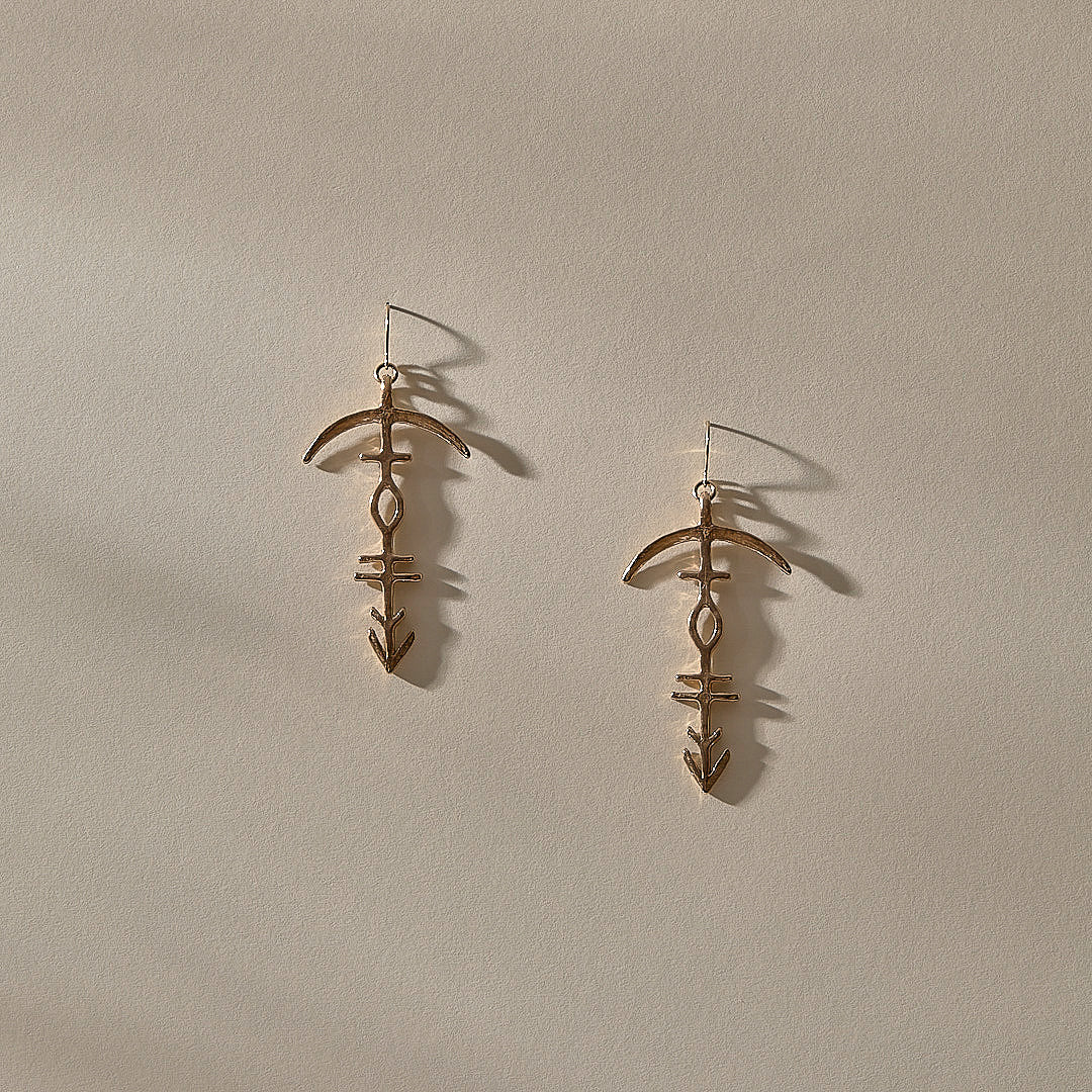 Hoku Earrings | Bronze