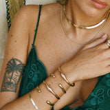 Bone Cuff | Gold