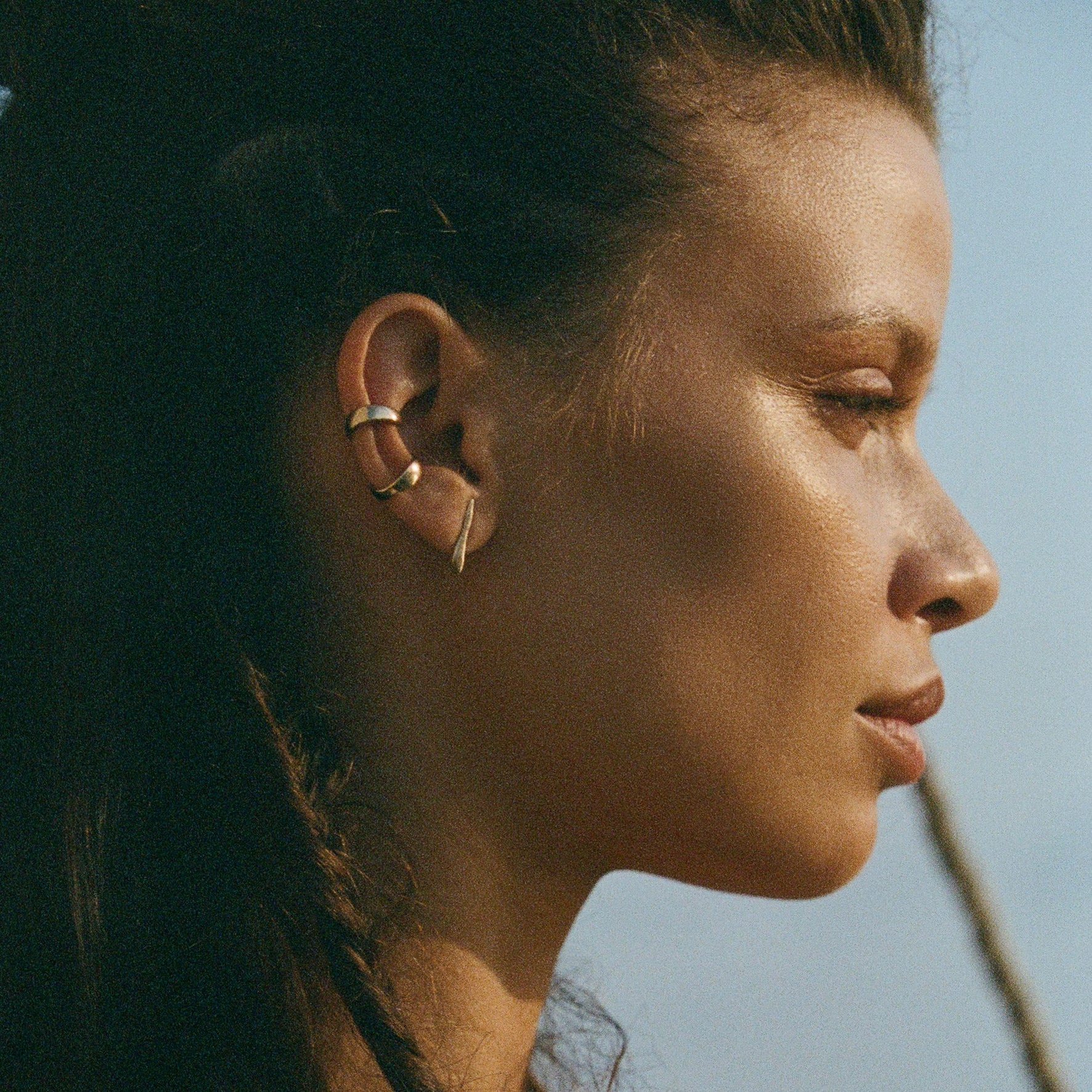 Bone Studs | Gold
