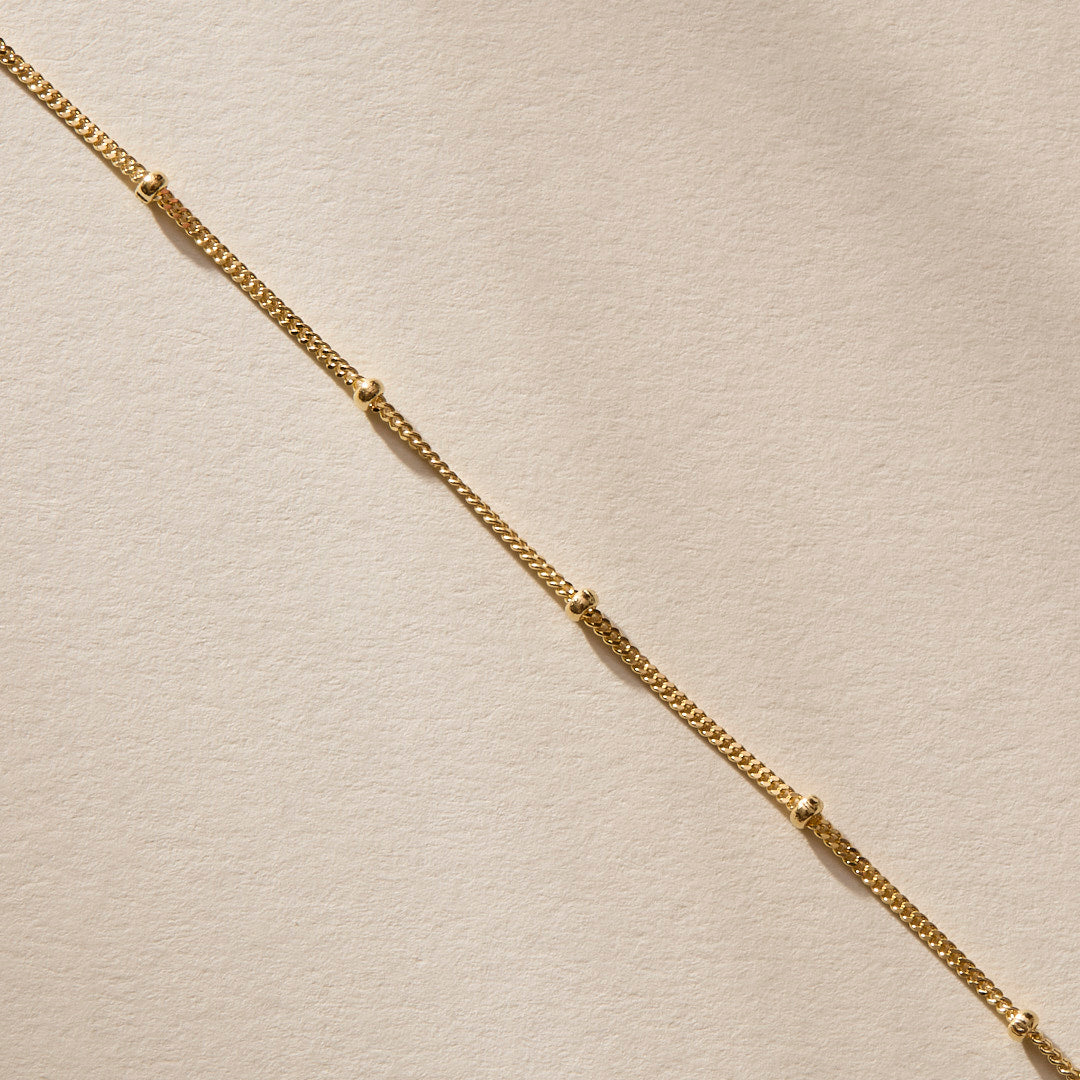 Eros Satellite Chain Necklace | Gold