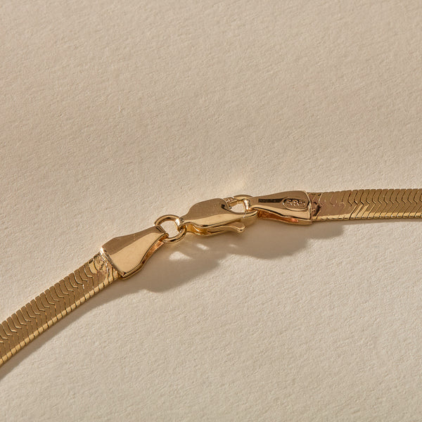 Fehu 2.5mm Herringbone Necklace