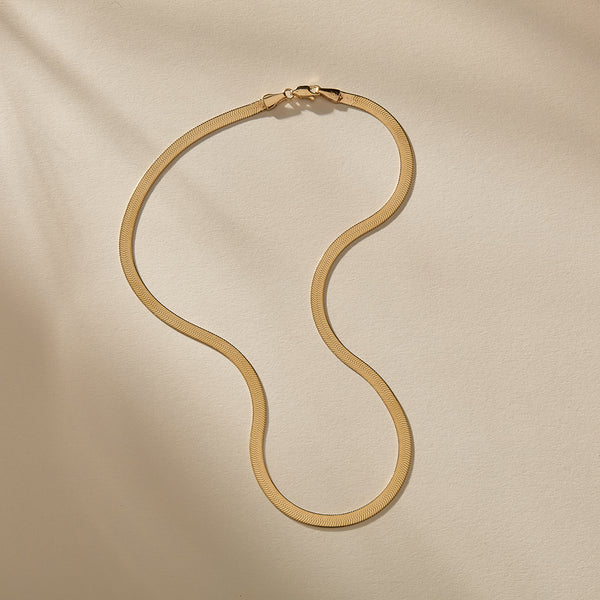 Fehu 2.5mm Herringbone Necklace