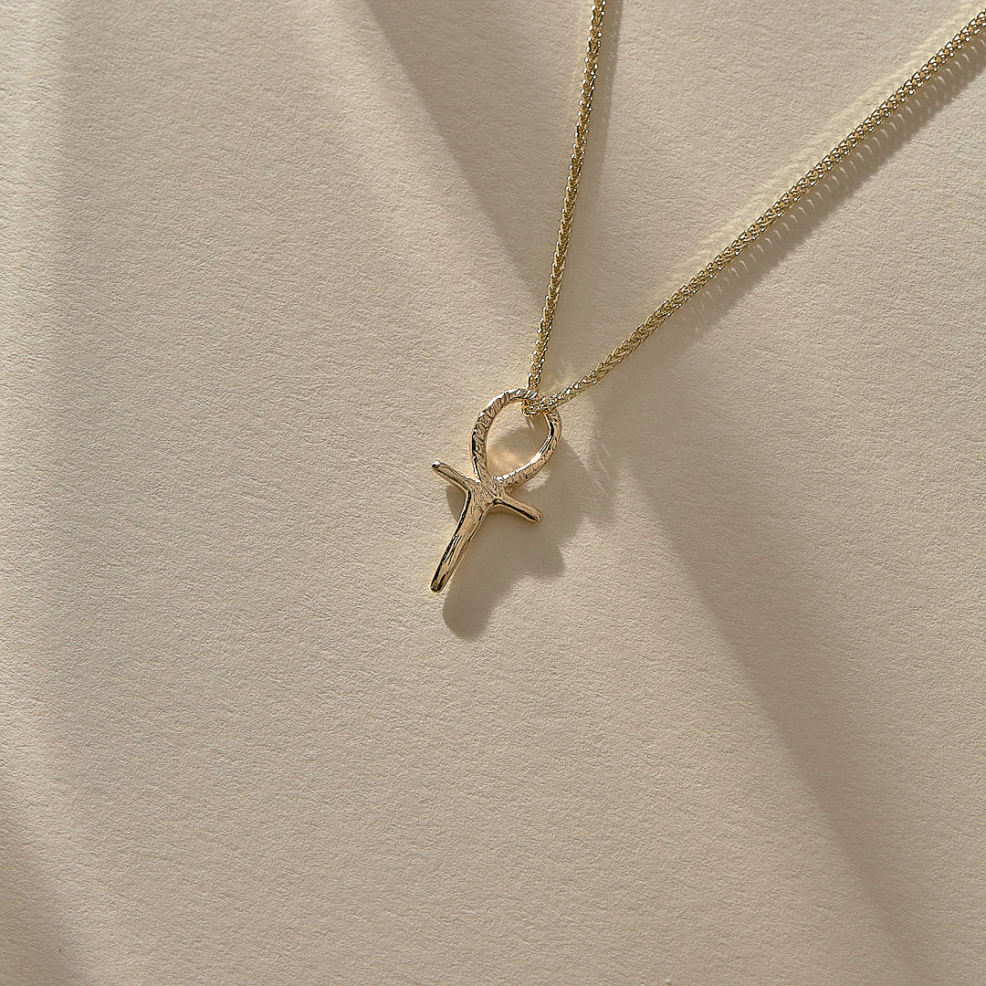 14k Gold Ankh Necklace by Catori Life