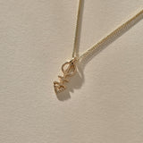 Mini Ma'at Charm Necklace | Bronze