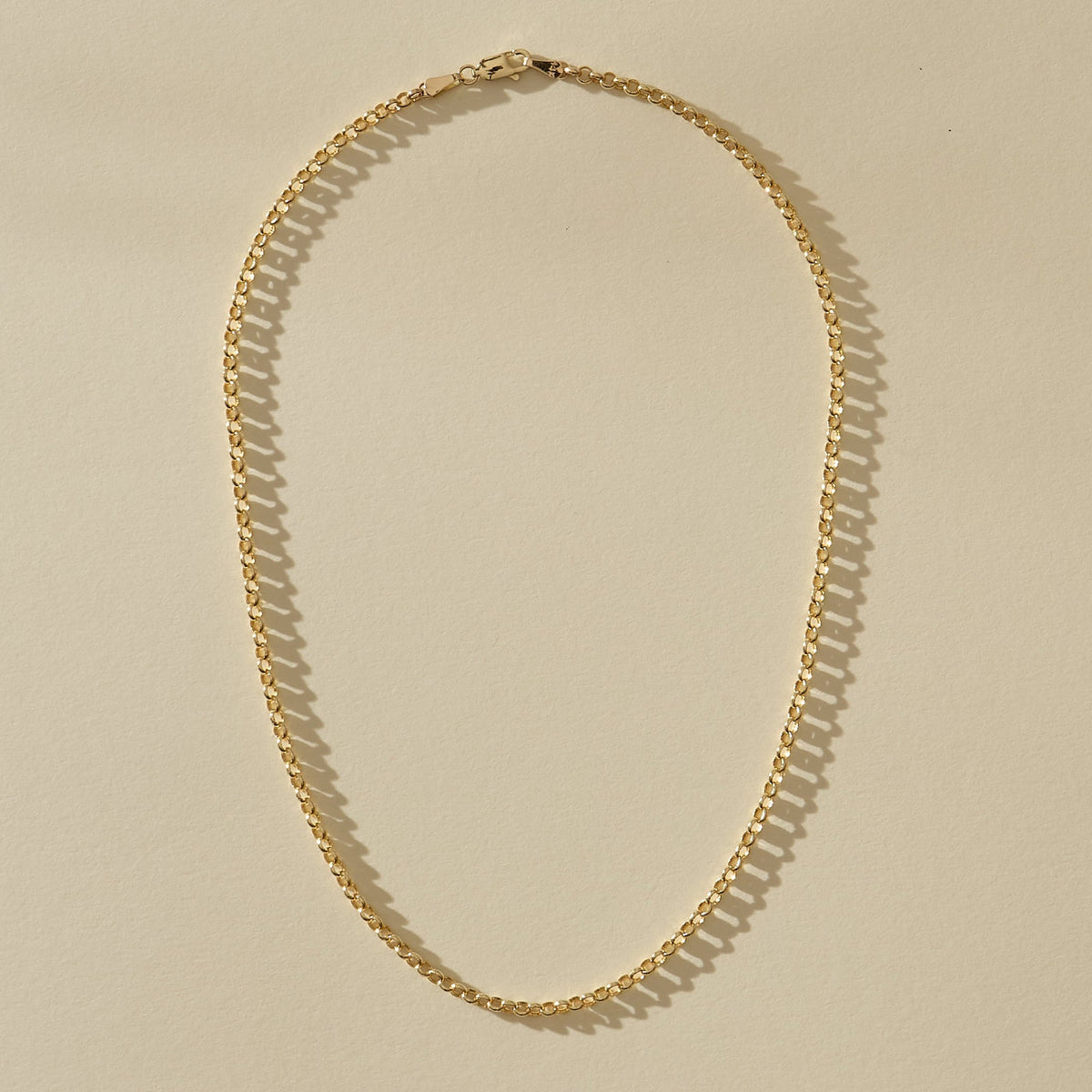 Eterna Rolo Chain Necklace | Gold