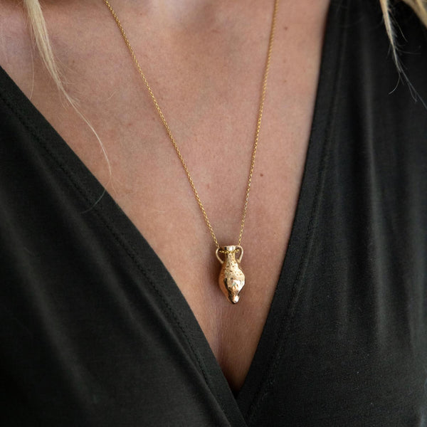 The Bronze Amphora Necklace