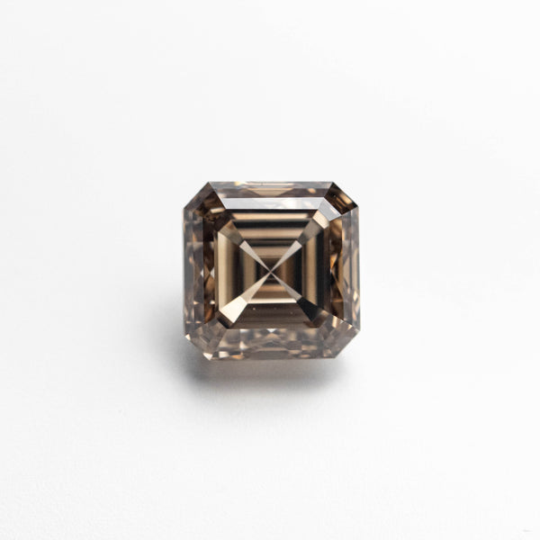 Nooré Square Step Cut Champagne Diamond Ring | OOAK