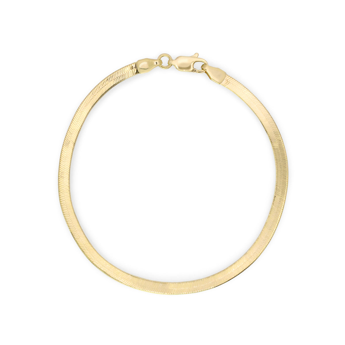 Fehu Herringbone Bracelet | Gold