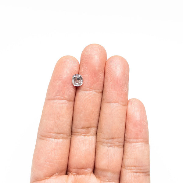 Cushion Cut Salt & Pepper Canadian Diamond Ring