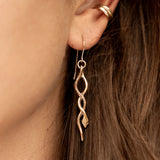 Serpent Earrings | Silver