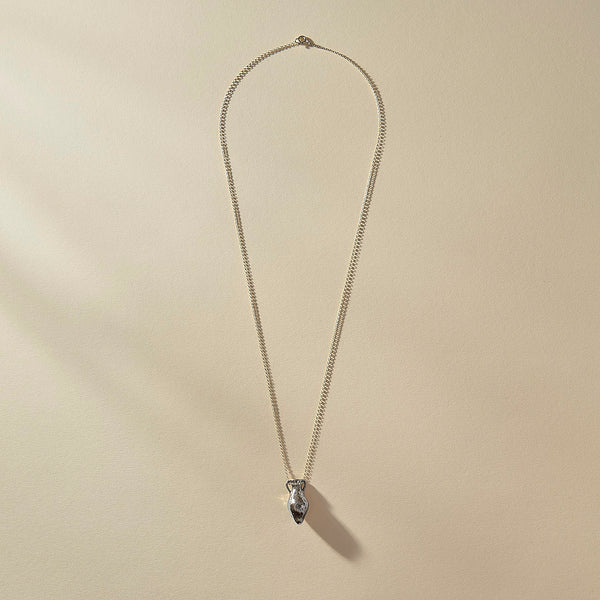 The Silver Amphora Necklace