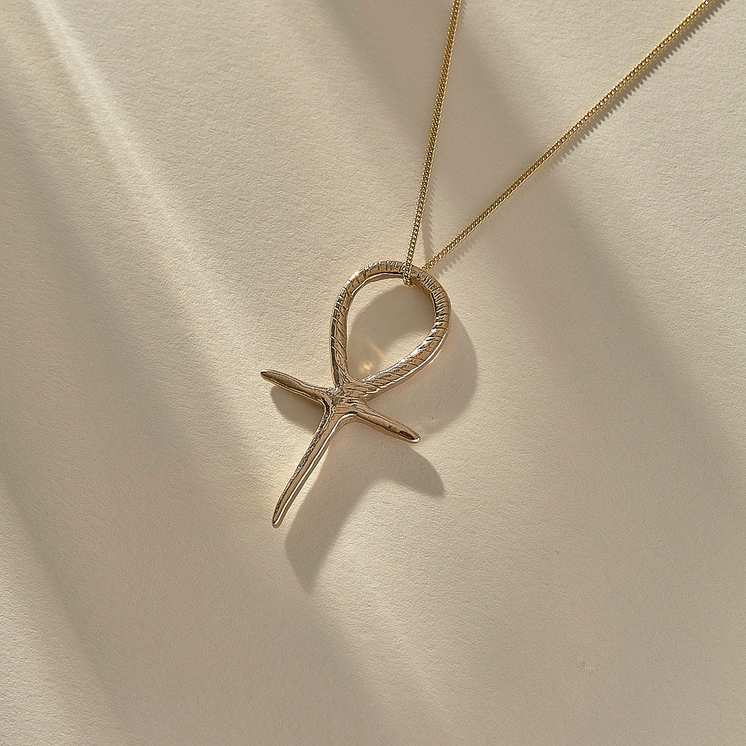 Ankh Necklace | Bronze