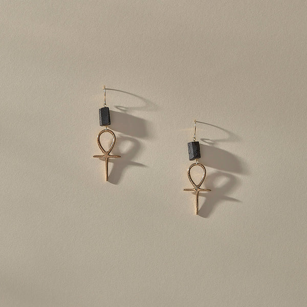 Ankh Earrings