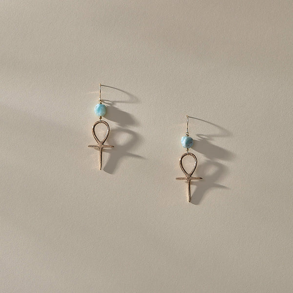 Ankh Earrings