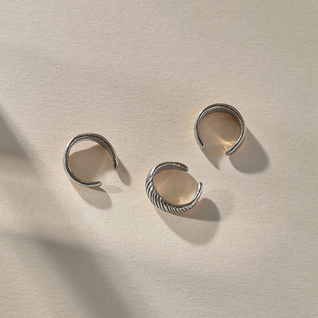 Anut Cuff Set | Silver