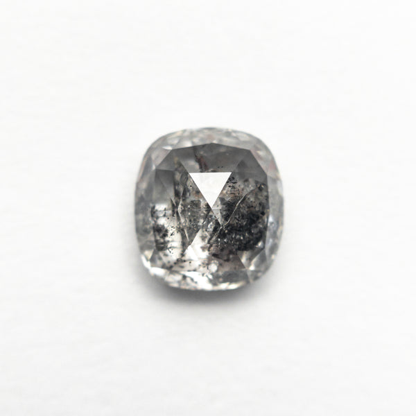 Cushion Cut Salt & Pepper Canadian Diamond Ring