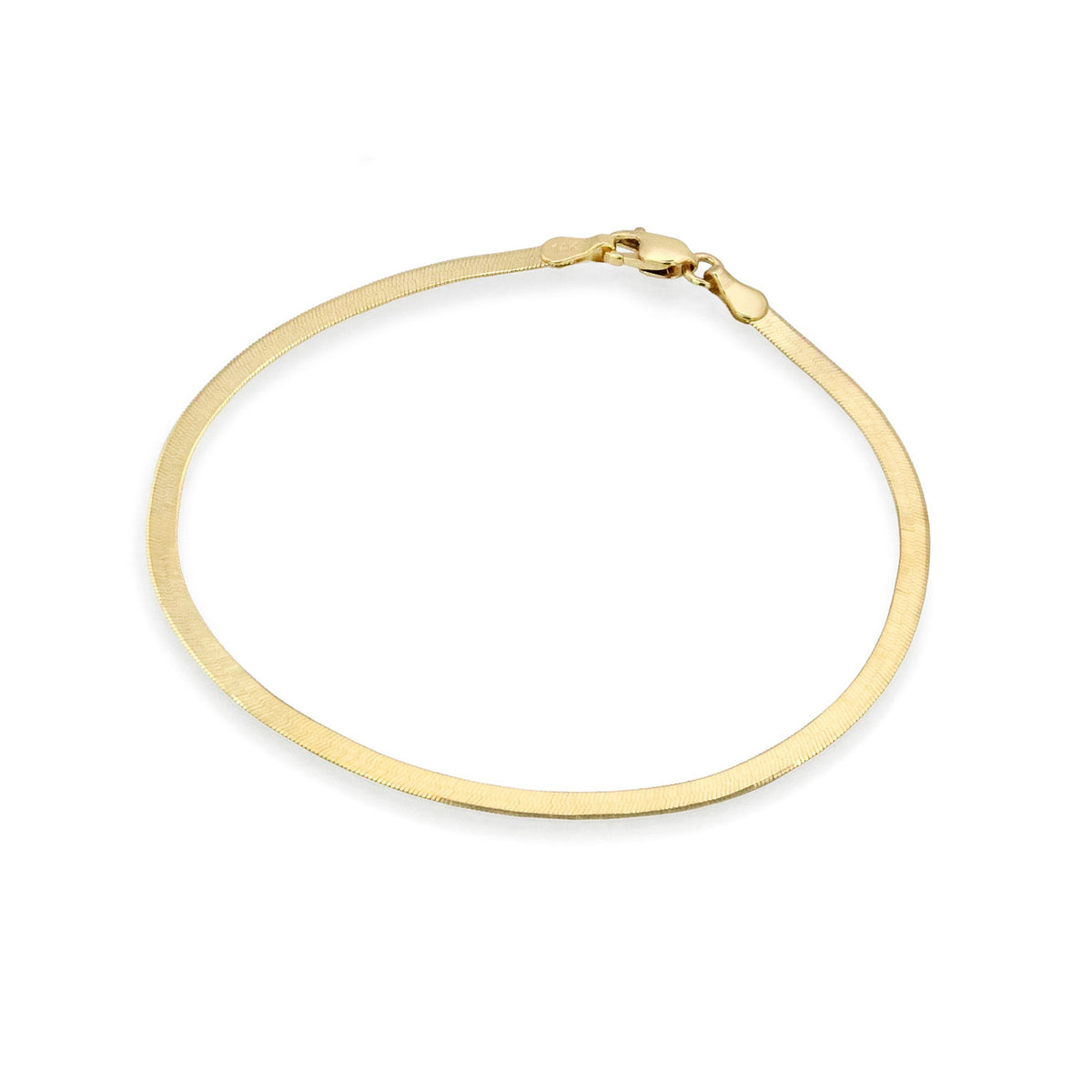 Fehu Herringbone Bracelet | Gold