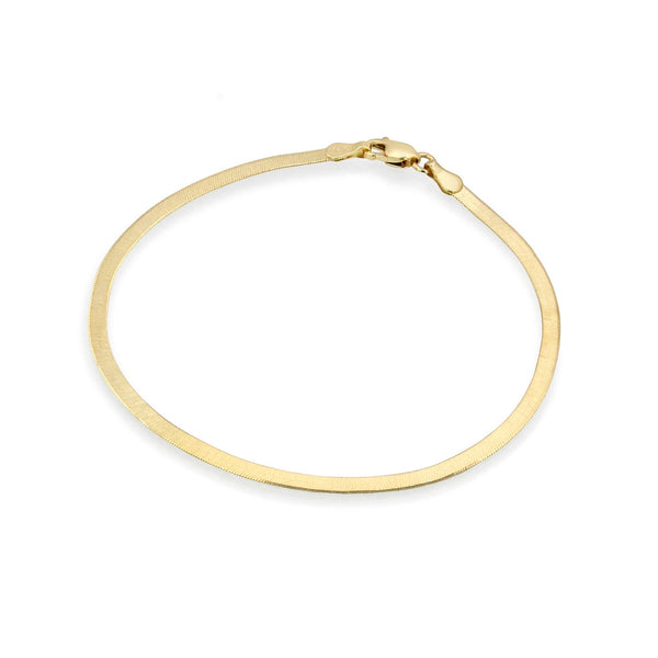 The Gold Fehu Herringbone Bracelet