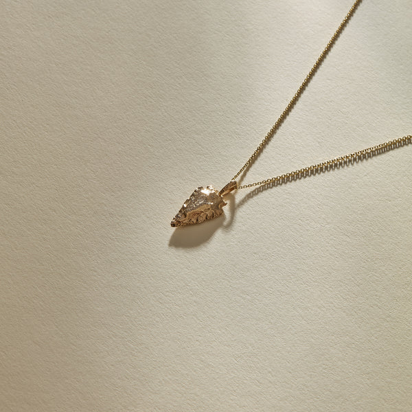 Arrowhead Necklace | Gold