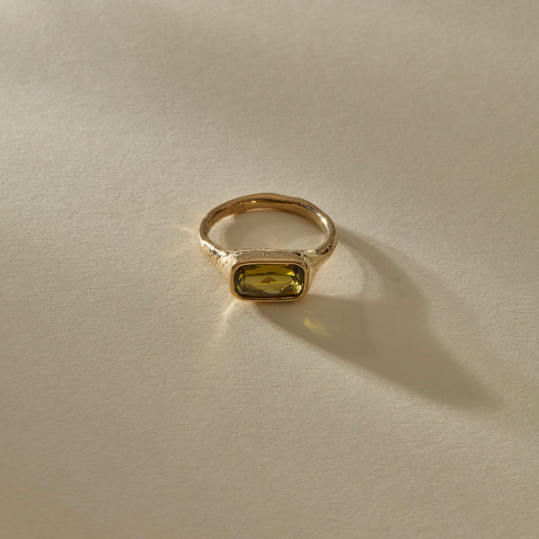 Green Tourmaline Signet II