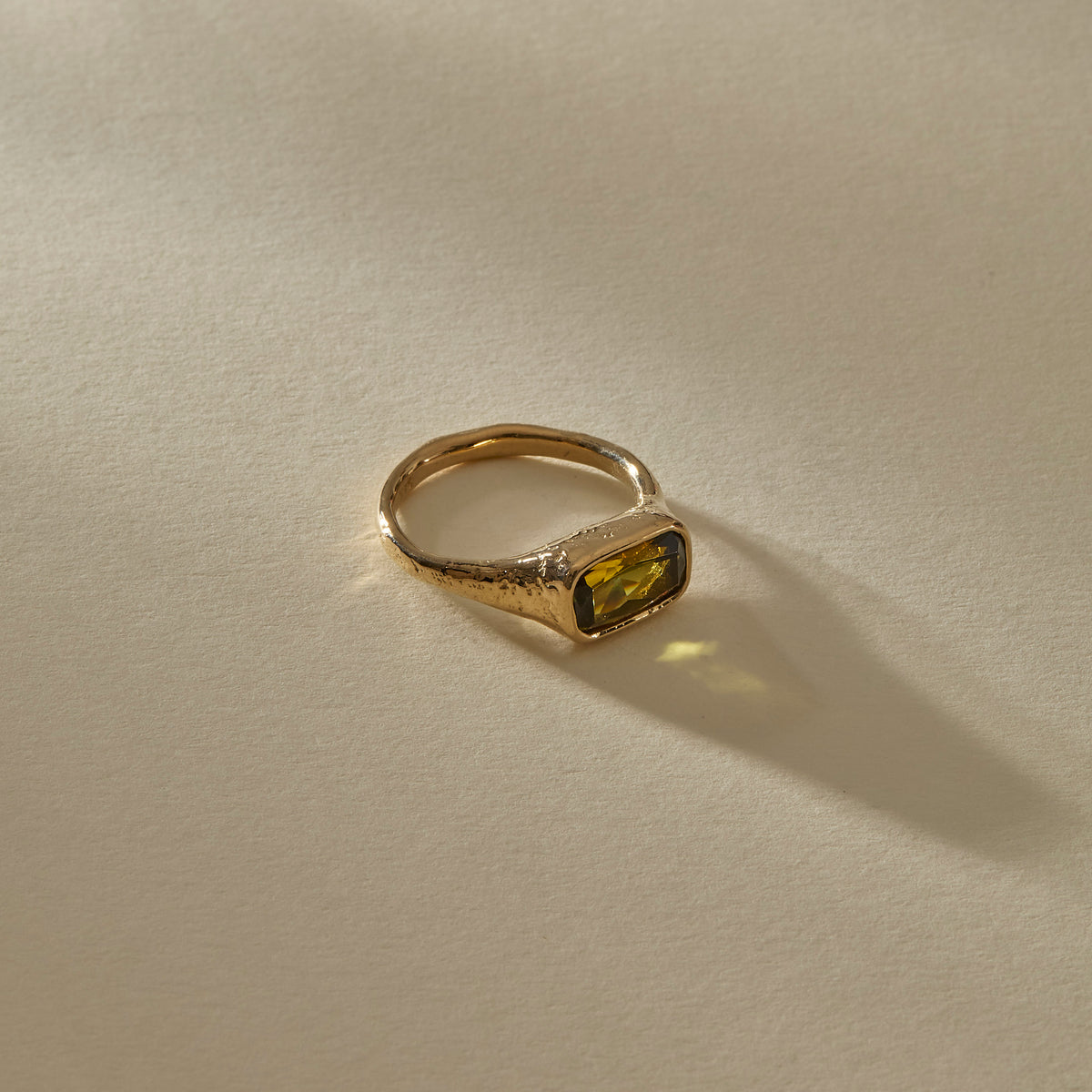 Green Tourmaline Signet II