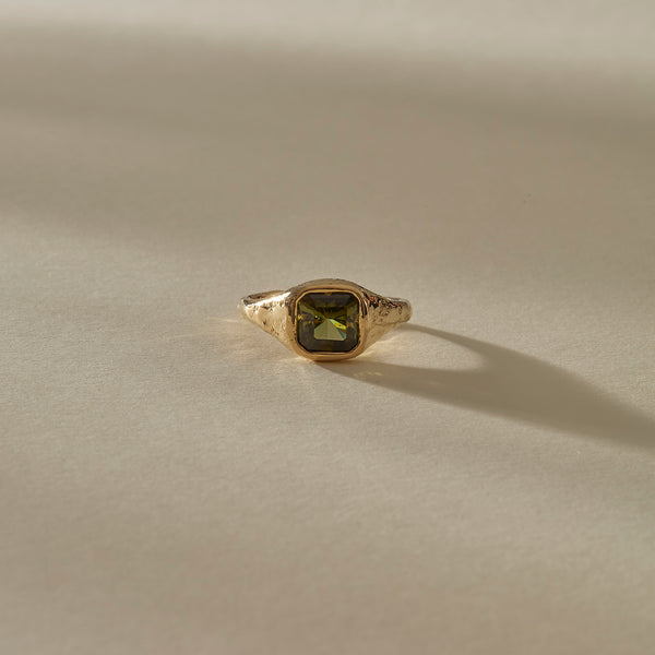Green Tourmaline Signet I