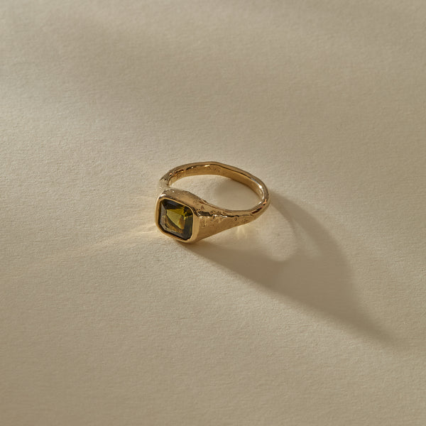 Green Tourmaline Signet I