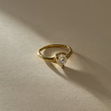 Amara Rough Polished Diamond Ring