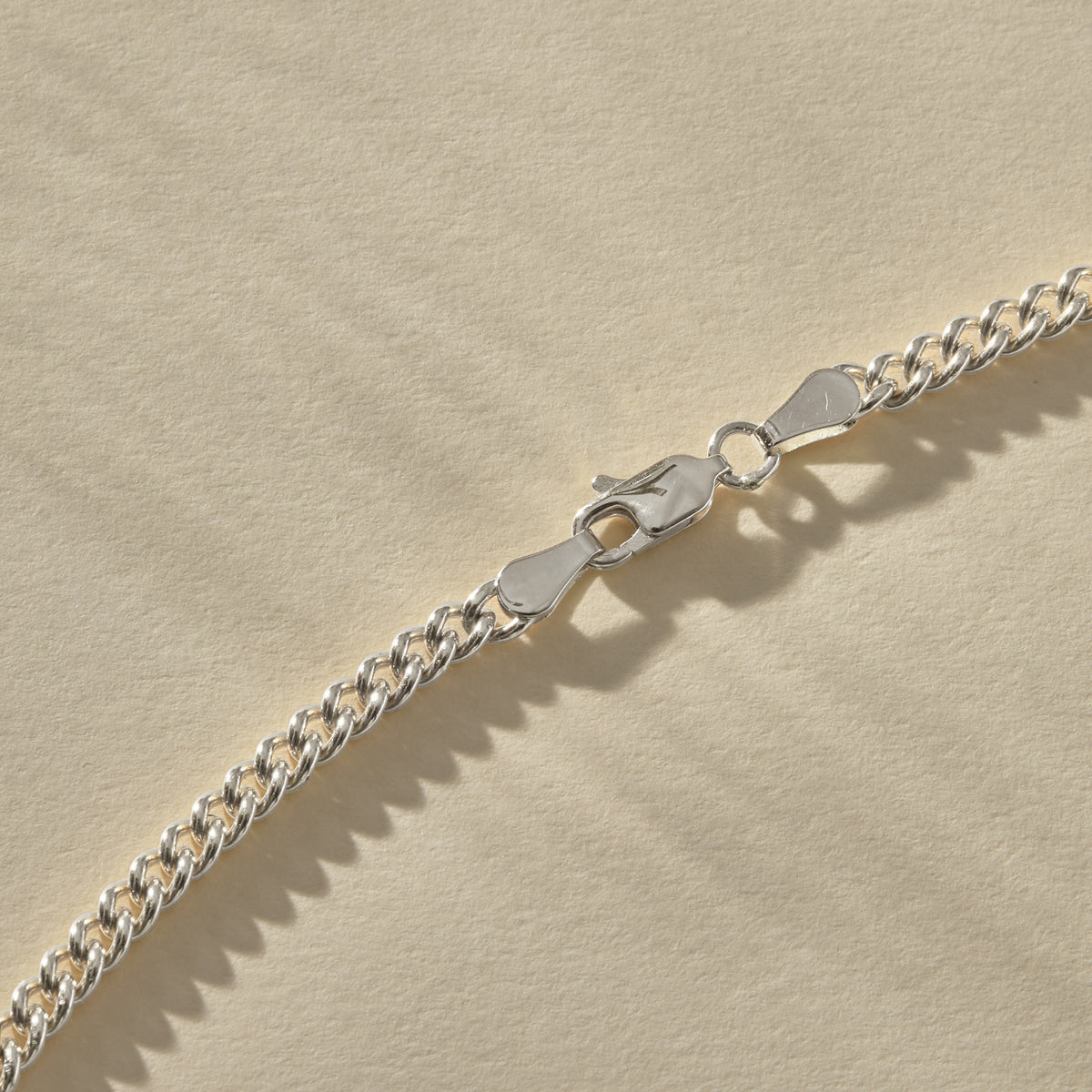 Luz Curb Chain Necklace | Silver