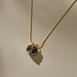 Staurella Mini Staurolite Necklace | Gold | OOAK