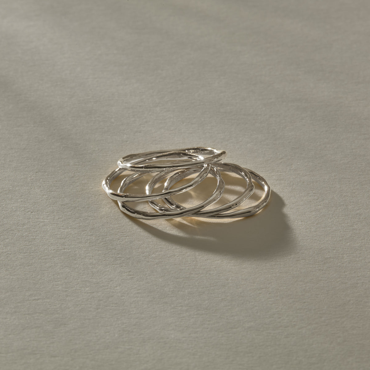 Nova Stacking Rings | Silver