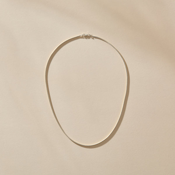 Jera Snake Chain Necklace | Silver