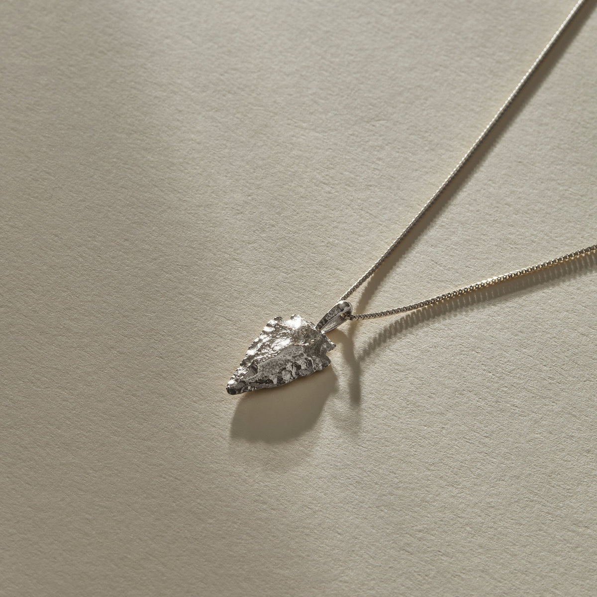 Arrowhead Necklace | Silver