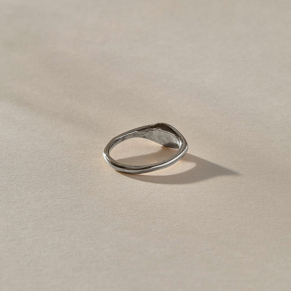 The Silver Evil Eye Ring