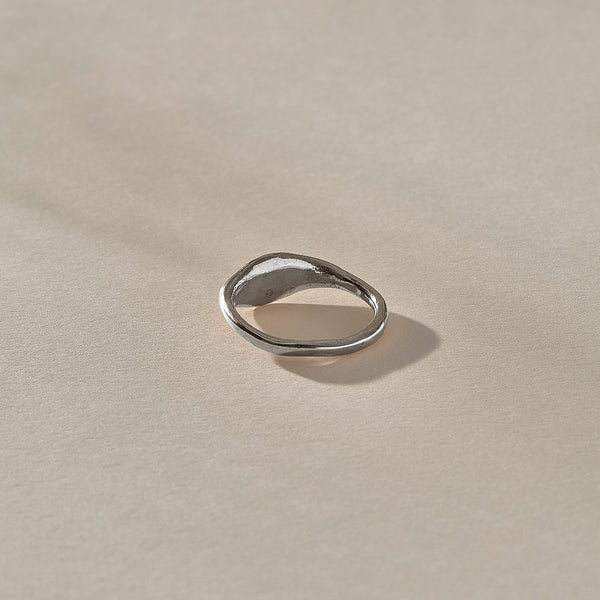 The Silver Evil Eye Ring