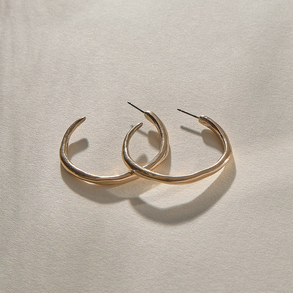 The Bronze Gitana Hoops