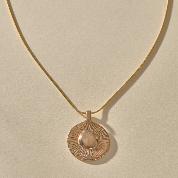 The Bronze Heart of the Sun Necklace