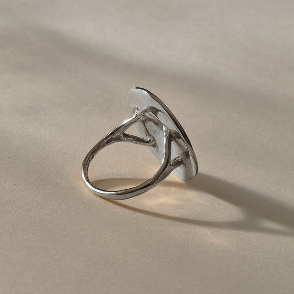 The Silver Heart of the Sun Ring