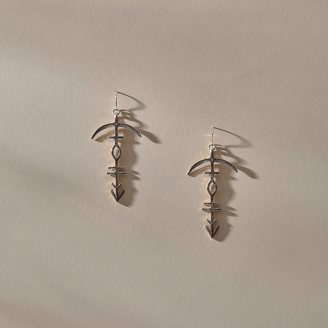 Hoku Earrings | Silver