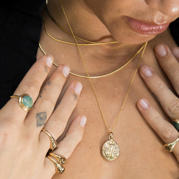 The Gold Ancient Coin Necklace