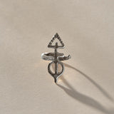 Ma'at Elemental Ring | Silver