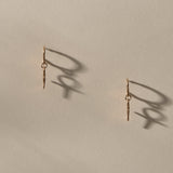 Ankh Charm Hoops | Gold