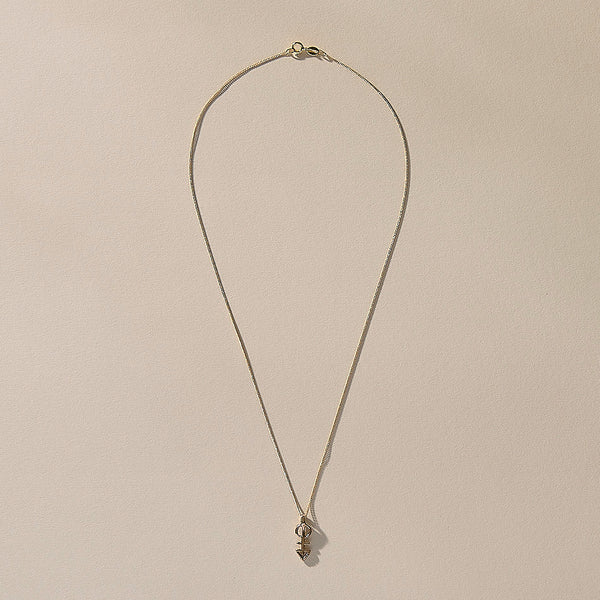 The Bronze Mini Ma'at Charm Necklace