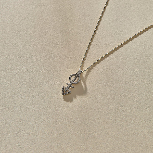 The Bronze Mini Ma'at Charm Necklace